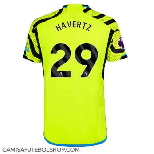 Camisa de time de futebol Arsenal Kai Havertz #29 Replicas 2º Equipamento 2023-24 Manga Curta